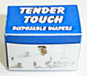 Dollhouse Miniature Tender Touch Disposable Diapers